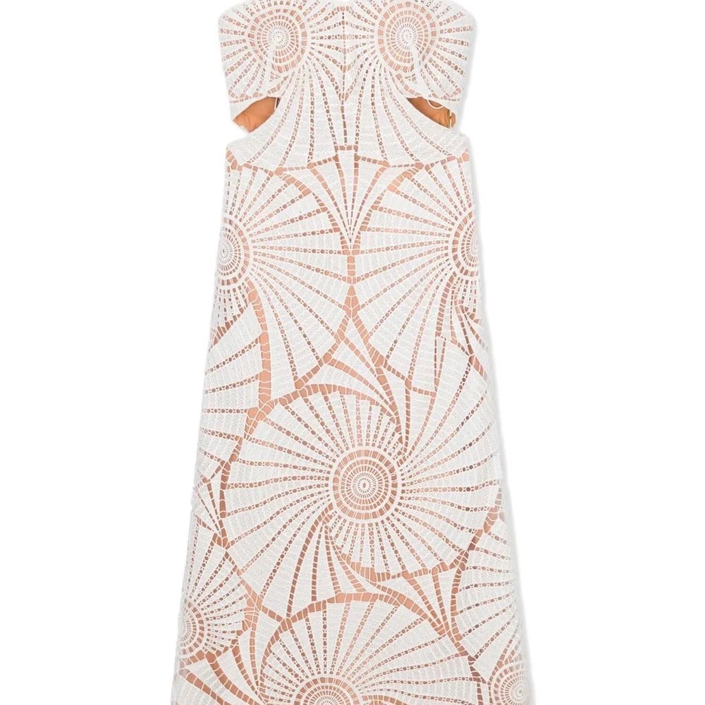 Jonathan Simkhai White Cutout Dress - Picture 6 of 7